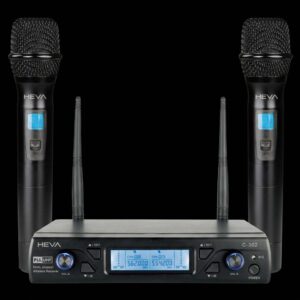 Sistema de dos micrófonos inalámbricos C-302