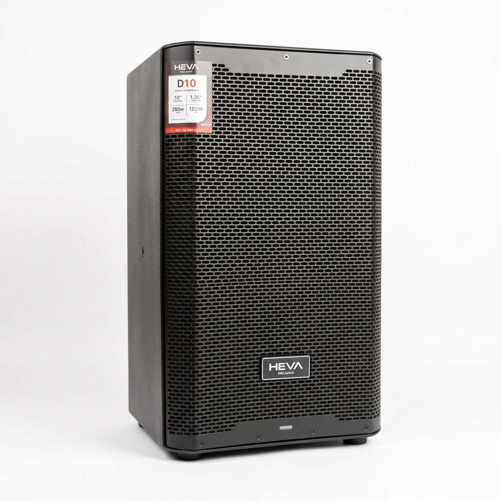 BAFLE ACTIVO HEVA PRO AUDIO 10" D10