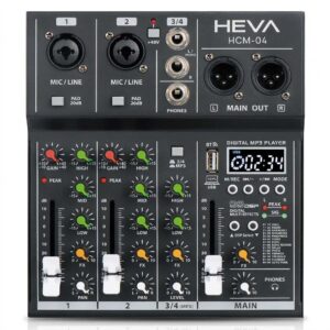 Mixer 4 canales HCM-04