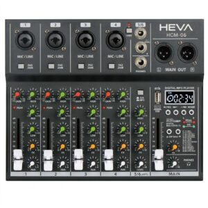 Mixer 6 canales HCM-06