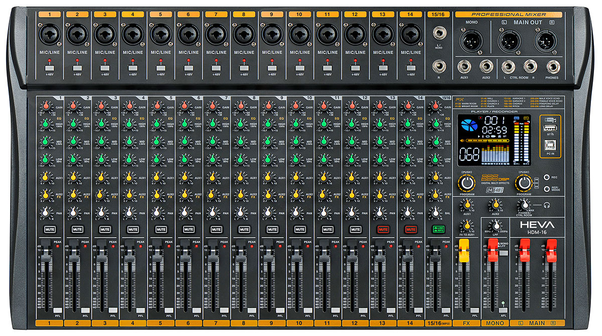 Mixer 16 canales HDM-16